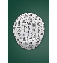 Yılbaşı Temalı Bilek Destekli Mouse Pad