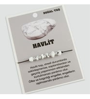 Havlit Doğaltaşlı İp Bileklik