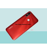 Oppo Realme C3 Uyumlu FULL KASA Arka Kapak Batarya Kapağı - KIRMIZI