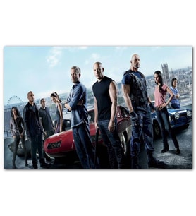 Cakatablo Fast and Furious Paul Walker Hızlı Yaşa Genç Öl MDF Tablo