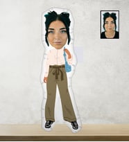 Sevimli Bayan Bebek Yastık-91