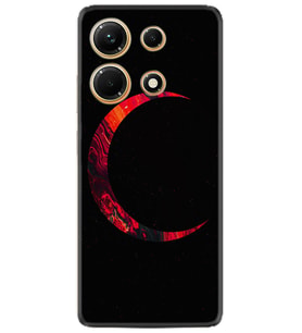 Infınix Note 30 Kılıf Silikon Desen Özel Seri Red Moons 1747