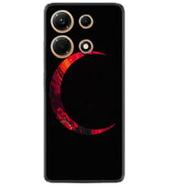 Infınix Note 30 Kılıf Silikon Desen Özel Seri Red Moons 1747
