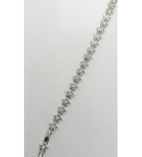 Celeste Yıldız Detaylı Silver Bileklik (15+2 cm)