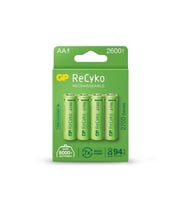 GP AA 2600 mAh Şarjlı Kalem Pil 4'lü Paket GP270AAHCEMTR