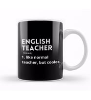 English Teacher Defined 01 Kupa Bardak Porselen