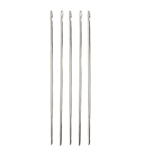 4 No 1,3 Mm 8 Cm 5 Adet Çuvaldız Deri Hobi Saraç El Dikiş Iğnesi