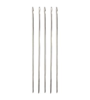 4 No 1,3 Mm 8 Cm 5 Adet Çuvaldız Deri Hobi Saraç El Dikiş Iğnesi