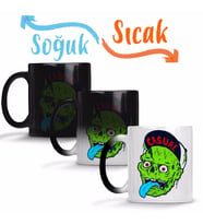 Zumbi Casual Sihirli Kupa Bardak Porselen