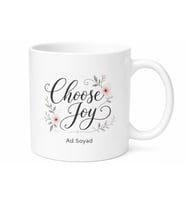 Choose Joy Temalı Neşeyi Seç İngilizce Kupa Bardak Motivasyon Hediye