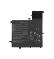 Asus ZenBook Flip S UX370 Serisi ile Uyumlu Notebook Bataryası Pili (Siyah)