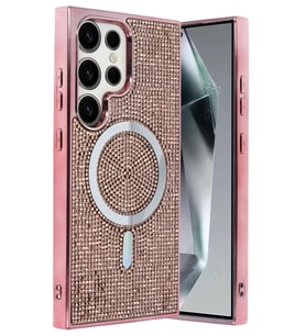 Northcity Joko Samsung Galaxy S25 Ultra Uyumlu Helen Magsafe Kapak - Pembe