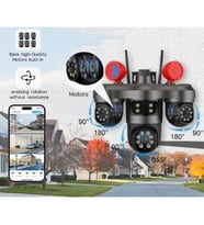 MCG  3+3+3 MP SİM KARTLI SOLAR KABLOSUZ GÜVENLİK KAMERASI BS-2088