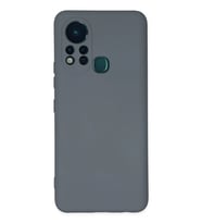 Mey İthalat® İnfinix Hot 11s Kılıf Nano içi Kadife Silikon - Gri