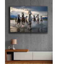 Koç stüdyo Modern tasarım kanvas tablo 50x70 (Çok Renkli)