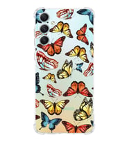 PrintiFy Samsung Galaxy A34 Uyumlu Water Color 2 Baskılı Şeffaf Köşe Korumalı Antişok Kılıf