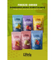 6’lı Dondurulmuş Meyve - Sağlıklı Atıştırmalık - Muz Elma Çilek Mango Berry Mix Kavun