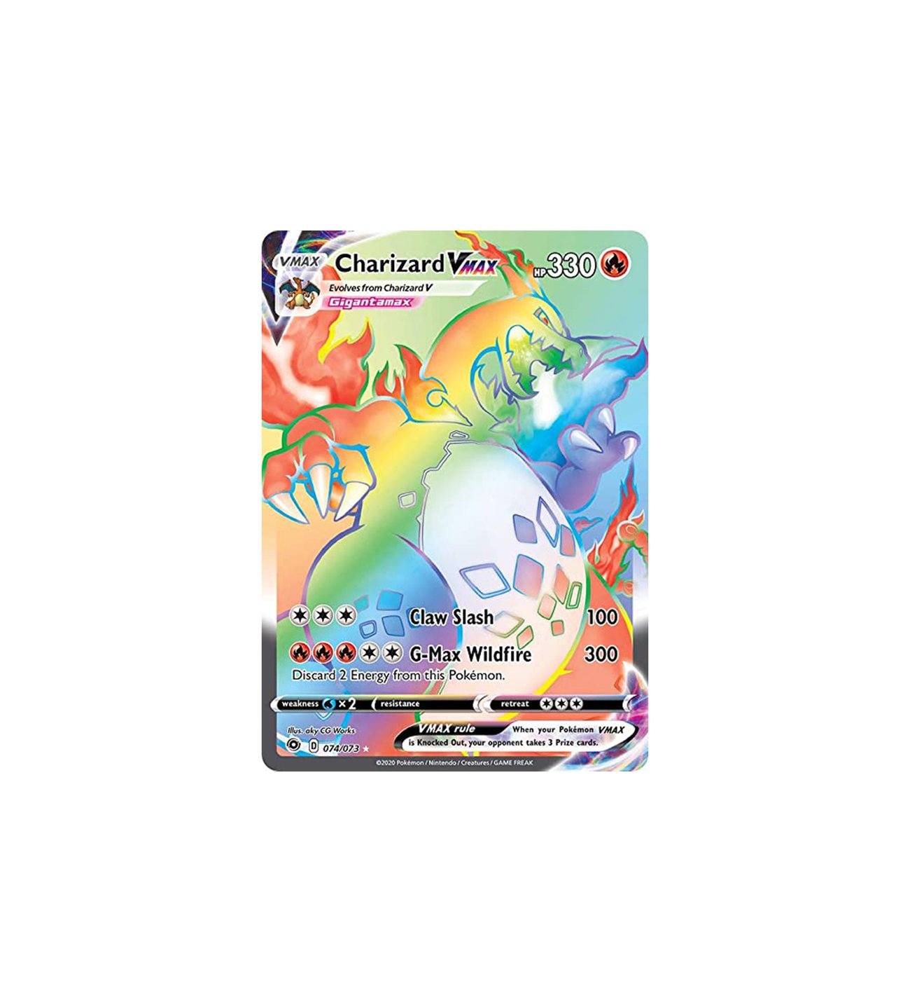 ポケモンカードゲーム Charizard VMAX 330 HP Pokemon Charizard Vmax 330hp Kart