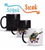 Frog Sihirli Kupa Bardak Porselen