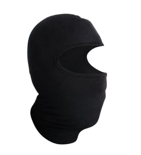 Unisex Siyah Balaklava Tek Beden Viskoz Kask İçi Motosiklet Outdoor Maske — Siyah, Standart