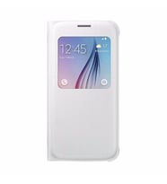 Galaxy S6 ile Uyumlu S View Cover (Deri Görünümlü) EF-CG920P
