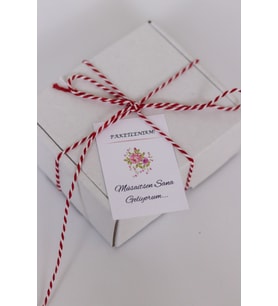 Paketlendim Müsaitsen Sana Geliyorum Teşekkür Kartı 5x7 Cm 50 Adet