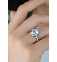 ENCİLİ SİLVER 925 Ayar Gümüş Swarovski Model Gümüş Kadın Yüzük