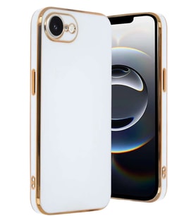 iPhone 16E Kılıf Volet Silikon - Beyaz