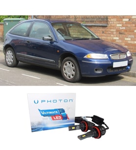 Rover 200 Led Xenon Uzun + Kısa Far Ampulü H4 Ultimate Yeni Seri Beyaz