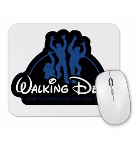 Walking Dead Disney Style Mouse Pad