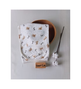 Unisex Penye Bebek Battaniyesi 80x90 cm - Çift Katlı Yumuşak Dokulu