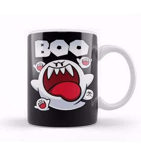 Süper Mario Boo Kupa Bardak Porselen