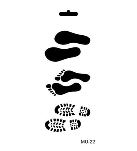 Cadence Mix Media Stencil 10x20 cm. MU-22 