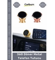 #OtoAksesuar Güçlü Mıknatıslı Otomobil Araba Eşya 360 Döner Metal Torpidoya Yapışkan Telefon Tutucu