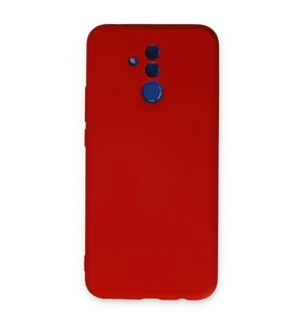 Mate 20 Lite Kılıf Nano İçi Kadife - Kırmızı
