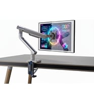 NPO STD49012UW 17"-32" Ultra Slim Alüminyum Monitör Kolu, 2xUSB Portlu Amortisörlü VESA Tutucu, Ergonomik 360 Pivot (9kg) Outlet