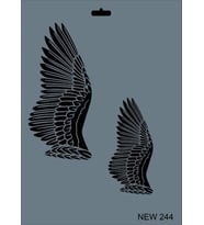 Rich New Seri N-244 Stencil 35x25 cm