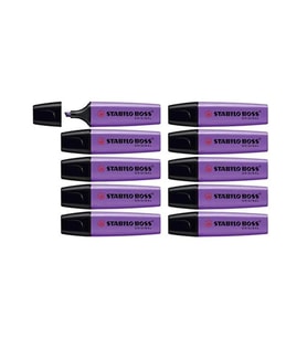 Stabilo Fosforlu Kalem Boss Pastel Lila 10'lu Paket