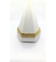 Golden Weave – Hasır Işıltı Bilekliği