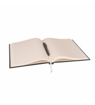 Deri Defter Günlük Journal Ajanda Tarihsiz Çizgili 160 Yaprak Rainbow Vegan 17x24 cm (Siyah)