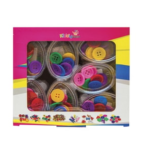 Kiddy World Düğme Büyük 7 li - 2 kutu