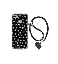 General Mobile Gm8 Go Kılıf Resimli Desenli Silikon Boyun Askılı Papatyalar 1866