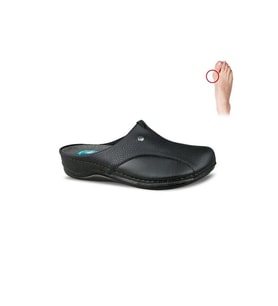 Ceyo 9946-24 Topuk Jelli Kemik Çıkıntı Destekli Kadın Terlik Siyah 36-40