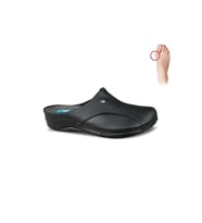 Ceyo 9946-24 Topuk Jelli Kemik Çıkıntı Destekli Kadın Terlik Siyah 36-40