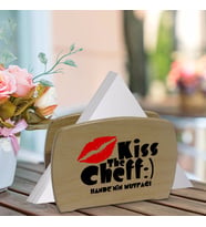 BK Gift Kişiye Özel İsimli Lüks Ahşap Peçetelik-9