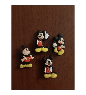 Odaburada Terlik Süsü-Terlik Tokası Mickey 4'lü Set