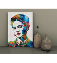 BK Home Frida Kahlo Tasarımlı Kanvas Tablo-2