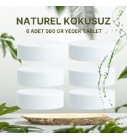 3 Adet 2x500Gr - NATUREL - Nem Alıcı Rutubet Giderici Yedek Tablet