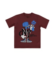Civil Boys NY Skate Sprey Basklı 6-9 Yaş Tişört - Turuncu