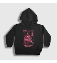 Presmono Unisex Çocuk Siyah Eva 01 Neon Genesis Evangelion Anime Kapüşonlu Sweatshirt 420742tt
